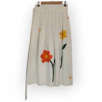 Gambar Rok Katun Litit Lukis Motif Bunga dari Simply Amelie Fashion undefined 2 Tokopedia