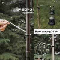 Gambar Hanger Hook Gantungan Tiang Lampu Flysheet Outdoor Camping Campervan - Rak Hook Velcro dari Distro JKT Keren undefined 2 Tokopedia