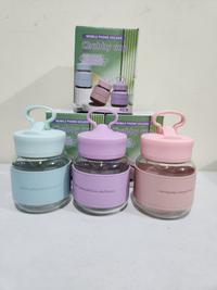 Gambar TJ-868 Botol Minum Kaca Mobile Phone Holder 300ml Botol Kaca Chubby Cup dari asia acc store undefined 1 Tokopedia