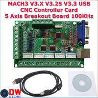Gambar MACH 3 MACH3 V3.25 USB CNC Controller 5 Axis 100Khz Breakout Board dari Wati Picture undefined 1 Tokopedia