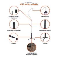Gambar New Dhaulagiri Mini Lamp Holder S 01/ Tripod Multifungsi dari Jelajahraya undefined 5 Tokopedia