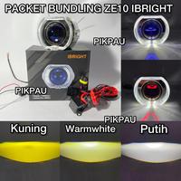 Gambar PACKET BUNDLING BILED IBRIGHT ZE10 ORIGINAL BLUE LENS ALL WEATHER BILED 2,5INC - Putih DE Biru dari Totongg klj midut778 undefined 1 Tokopedia