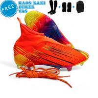 Gambar G23 Sepatu Bola Adidas Predator Boots Biru Berkualitas Awet Tahan Lama Bonus Kaos Kaki Deker Tas - Biru, 34 dari NAZ 23 Store undefined 5 Tokopedia