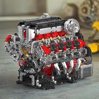 Gambar 2718PCS V8 Engine Model kit Technincal Car V8 Engine Supercar Model Assembly Car Building Blocks Brick Toys For Boys Gifts dari TOYS AND HOBIES undefined 3 Tokopedia