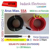 Gambar Baru | [Mc4 --- Ferrule] Pv Cable 1500V H1Z2Z2-K 4Mm2 Tinned Copper L=20M - Asli dari Smart Jaya Electro undefined 5 Tokopedia