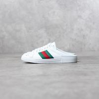 Gambar Sepatu GUCCI ACE STRIPE RED GREEN WHITE RUBBER MULES 100% ORIGINAL - 37 dari HYPESNEAKER.IDN undefined 2 Tokopedia