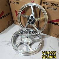 Gambar VELG RACING VROSSI MIO - MIO SPORTY - MIO SMILE - MIO SOUL - MIO J - FINO - VARIO 125 - VARIO 150 - BEAT - SCOOPY SPRINT PRIME / SOLIKIN MODEL ENKEI VND AK55 Berkualitas - Orange Chrome, Y. MIO - Prime dari Iwan_Stor undefined 5 Tokopedia