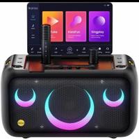 Gambar IKARAO Break X1 Premium Portable Wireless Audio Machine 13.3inch Smart Speaker Karaoke Bass Party Box 800W - Wireless Mics Bluetooth Wifi dari Dinasti audio 13 undefined 2 Tokopedia