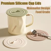 Gambar Premium Silicon Cup Lids Tutup Gelas Cover Cangkir Silikon Food Grade Ada Tempat Sendok Design Minimalis - Green Mocha dari MAXI BSG OFFICIAL undefined 1 Tokopedia