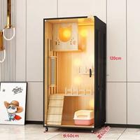 Gambar F&G Rumah kucing kandang kucing besar vila kucing mewah apartemen kucing kelas atas rumah kucing kayu anti gores kayu solid berkualitas tinggi - F1+Warna log dari Fast&Growp1 undefined 5 Tokopedia