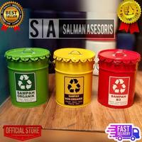 Gambar Tong Ember Kaleng Tempat Bakar Sampah 20 Liter Best Seller - Merah Logo dari desile shop undefined 5 Tokopedia