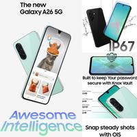 Gambar HP SAMSUNG A26 5G 8/256 GB Ram Upto 16GB Water Resisrant 100% BARU ORIGINAL GARANSI RESMI - 8+8/256GB Black, Free 4 Bonus dari Kapten Gadgetin undefined 2 Tokopedia