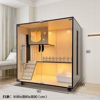 Gambar F&G Rumah kucing kandang kucing besar vila kucing mewah apartemen kucing kelas atas rumah kucing kayu anti gores kayu solid berkualitas tinggi - F1+Warna log dari Fast&Growp1 undefined 3 Tokopedia