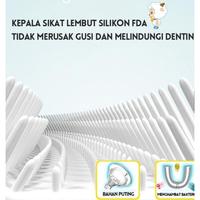 Gambar Sikat gigi elektrik anak, Smart Electric Toothbrush U-Shape Automatic - Merah Muda dari DHIKOZ undefined 4 Tokopedia