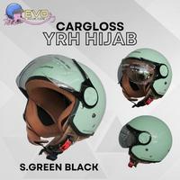 Gambar READY STOK!!! HELM CARGLOSS HIJAB YRH SOLID MOTIF ORIGINAL 100%, CARGLOSS HELMET HIJAB, CARGLOSS OFFICIAL STORE - YRH APPLE GREEN, ALLSIZE DEWASA dari CV GUDANG TEKNO undefined 4 Tokopedia