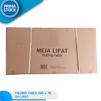 Gambar MEJA LIPAT 240 X 70 CM PRASMANAN RESTORAN KATERING PAMERAN MEETING [mega maju] - COKLAT 120X60 dari Mega Majuu undefined 5 Tokopedia