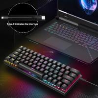Gambar New Keyboard Hp Dan Mouse Combo Rgb Keyboard Pc Led Usb Untuk Laptop Eksternal Keyboard Gaming Full Set Accessories Komputer Set - 1000 DPI-Black dari MAGARITA undefined 3 Tokopedia