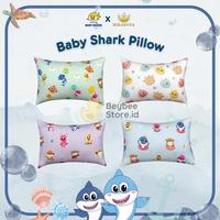 Gambar Hikarusa x Baby Shark Pillow Bantal Hikarusa Bamboo Tencel Size SML - Shark Head, S - 22cm x 34cm dari fairytale3 undefined 2 Tokopedia