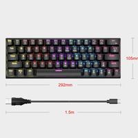 Gambar New Keyboard Hp Dan Mouse Combo Rgb Keyboard Pc Led Usb Untuk Laptop Eksternal Keyboard Gaming Full Set Accessories Komputer Set - 1000 DPI-Black dari MAGARITA undefined 4 Tokopedia