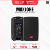 Gambar SPEKER AKTIF BARETONE 10 INCH MAX10HE / MAX-10HE /MAX10HE PORTABLE MEETING WIRELESS TWS BLUETOOTH USB dari GEMBIRA ELECTRONIK undefined 4 Tokopedia