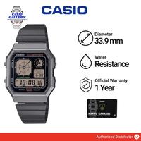 Gambar Jam Tangan Pria Casio A130WEGG-1A Vintage Black Digital Dial Gunmetal Stainless Steel Band Original Bergaransi dari Casio Galleri undefined 1 Tokopedia