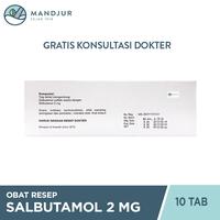 Gambar Salbutamol 2 Mg Strip 10 Tablet / Asma / Sesak Napas dari Apotekmandjurofficial undefined 2 Tokopedia
