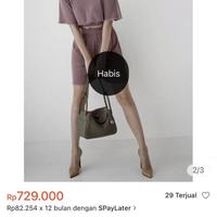 Gambar preloved shop etni x dewwi rib set top + pants dari cynzpreloved undefined 2 Tokopedia