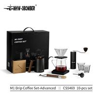 Gambar MHW-3BOMBER M1 Drip Coffee Set Deluxe-10 pcs in one / Coffee Maker Brewing Gift Set / Hadiah Set Alat Kopi Seduh Manual V60 hampers coffee manual brew gift boxsouvenir paket Premiumm original berkualitas MHW3BOMBER - Hitam Kitchenware - Hitam dari MHW-3BOMBER.INDONESIA undefined 1 Tokopedia