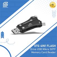 Gambar 4 In 1 I-Flash Drive USB Mikro SDTF Memory Card Reader dari Java Visual undefined 1 Tokopedia