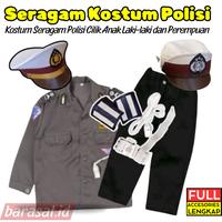 Gambar Baju Seragam Kostum Polisi anak Lalulintas POLANTAS CILIK set lengkap - Laki-laki, S dari Aneka Industries undefined 1 Tokopedia