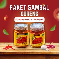 Gambar Si CabeCabean - Paket Hemat Sambal Goreng 200ML | Sambel Isi Udang & Baby Cumi, Lokal Pedas Gurih - Goreng Udang, Goreng Cumi Lv2 dari Sicabecabean undefined 1 Tokopedia