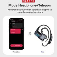 Gambar ERAZER X8 AI Smart Translation Wireless Earphone Bluetooth V5.4 HIFI Stereo Low Latency OWS Gaming Headset - Hitam dari MTC_SHOOP undefined 4 Tokopedia