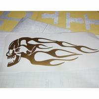Gambar Sticker Cutting Tangki Motor CB/Tiger/MP/Vixion/GL/RX King Motif Tengkorak - Putih dari Denioficiall undefined 2 Tokopedia