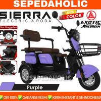Gambar Sepeda Listrik Roda Tiga EXOTIC SIERRA / AVIATOR AT 230 BY PACIFIC 650 Watt Electric E Bike bn20 - (SIERRA) Gray dari toserba model undefined 5 Tokopedia