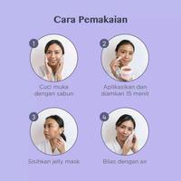 Gambar Eileen Grace Rose Jelly Mask || Masker Wajah Jelly Mencerahkan Mawar Murah - Share 50gr dari MsJoustic undefined 4 Tokopedia