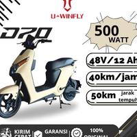 Gambar KIRIM CEPAT - Sepeda Listrik Uwinfly D70 500watt Bagasi Luas Sepedah Listrik Murah bn20 - Cream dari toserba model undefined 5 Tokopedia