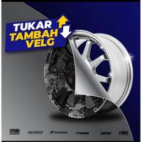 Gambar JUAL VELG HSR BORGO R17 4X100-114,3 COCOK BUAT MOBIL AVANZA CITY YARIS BRIO DLL dari HSR Wheel Toko Velg Dan Ban Mobil undefined 4 Tokopedia