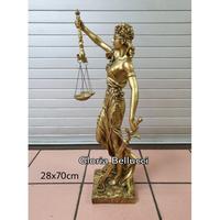 Gambar patung justice jumbo pajangan dewi keadilan justitia hukum dari Lilac Moody undefined 3 Tokopedia