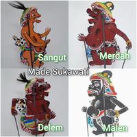 Gambar Kerajinan Wayang Kulit Bali Tokoh Sangut Delem Malen Merdah Termurah Ready Terbaik - Sangut dari THON- undefined 1 Tokopedia
