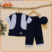 Gambar [Ceriakid] Koko Anak One Set Emirat Baju & Celana Bonus Peci 0-9th dari Aluna Mode store undefined 4 Tokopedia