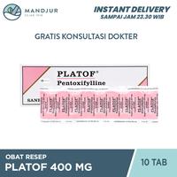 Gambar Platof 400 mg 10 Kaplet / Obat Nyeri / Arteri Perifer dari Apotekmandjurofficial undefined 1 Tokopedia