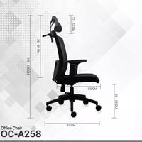 Gambar Fantech OCA258 / OC-A258 Kursi Kerja Kantor Premium Office Chair - Hitam dari Starcomp Solo undefined 3 Tokopedia