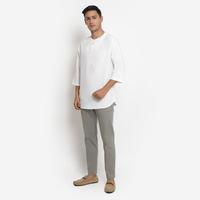Gambar Baju Koko Pria Kairo - Toraformen Kemeja Kurta Polos Katun Premium dari Zayyina syari&#39;i store undefined 3 Tokopedia