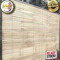 Gambar Tirai krey bambu hitam Aten/ati L.2m x T. Tali Dekorasi Curtain dari EasyPick Mart undefined 3 Tokopedia