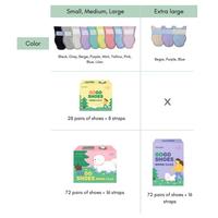 Gambar Terlaris Bebepepe - go go shoes dog shoes non-slip dog socks disposable shoes - Light blue, 72pcs medium dari Mika Mira undefined 1 Tokopedia