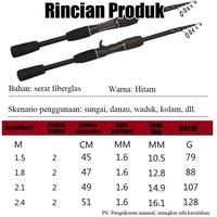 Gambar HAIYI FISHING Set Pancing Murah Pancing Set 1.5-2.1m Telescopic Fishing Rod BC Reel Pancing Pancing Set Lengkap Joran Pancing Set Pancing 1 Set Pancing Satu Set 1 Set Alat Pancing Pancing 1 Set Lengkap dari Izaz Mall undefined 4 Tokopedia