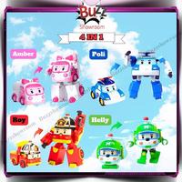 Gambar Robocar Poli Transform Mainan Anak Figure Robot Amber Roy Heli - Satuan dari MAXSKILL7 undefined 4 Tokopedia