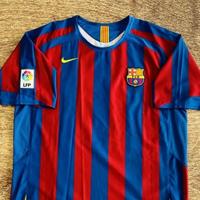 Gambar Ronaldinho #10 FC Barca Home 2005/2006 FCB Short Sleeve SS Official Merchandise Resmi Original Authentic Jersey Football Shirt Kit Baju Bola Asli Soccer Shirts Kits Limited Rare Stock Langka Vintage Retro Classic Blokecore Blockcore Bloke Core Block Core dari Toffline undefined 5 Tokopedia