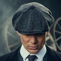 Gambar Topi Vintage Peaky Blinders Topi Baret Newsboy Topi Pelukis Flat Cap - Abu Arrow dari SOVREN premium style undefined 1 Tokopedia
