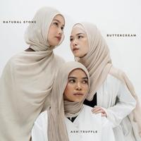 Gambar Nema Scarves original product by Leu [Ready Stock] Nema Scarf Viscose Jilbab Basic Pashmina voal viscose teracotta dari Aluna Mode store undefined 3 Tokopedia